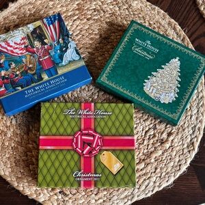 The White House Historical Association Christmas Ornaments (3)